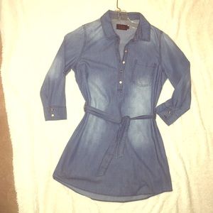Ci Sono Denim Pullover Dress NWOT Size M